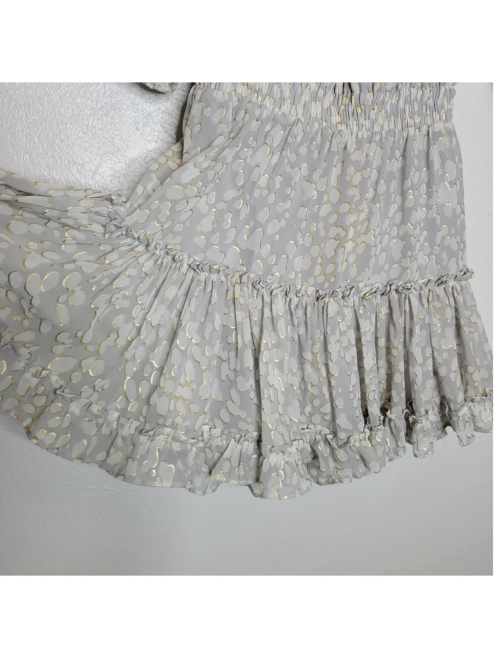 Buddy Love Bronx Ruffle Dress Women's Size XSmall Smoked Waist - Picture 8 of 13